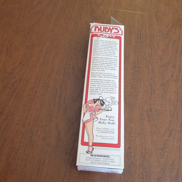 Vintage 1996 From Ruby Restaurant Surf City's Ruby's Diner Doll New open box - Picture 3 of 16